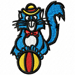 Cats Embroidery Design 1